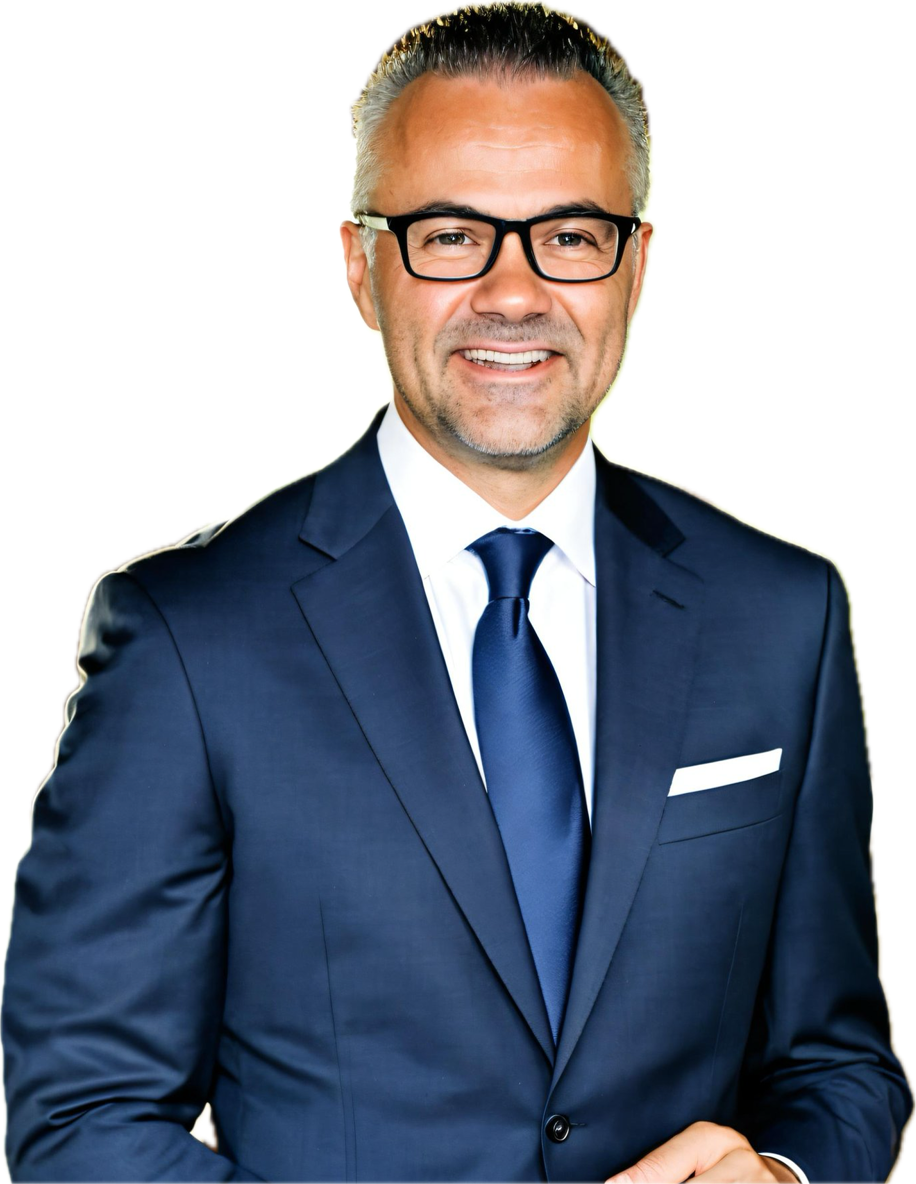 Professional consultant in a suit representing Hamilton Project Consulting expertise